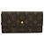 Louis Vuitton Monogram Long Wallet Braun
