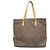 Borsa a Spalla Louis Vuitton Monogram Cabas Mezzo Marrone