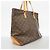 Borsa a Spalla Louis Vuitton Monogram Cabas Mezzo Marrone - vista 2