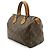 Borsa Louis Vuitton Monogram Speedy 25 Marrone - vista 3