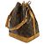 Borsa a tracolla Louis Vuitton Monogram Noe Marrone - vista 3