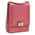 Chanel Boy Flap North South in Caviar Trapuntato Rosa - vista 2