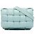 Bottega Veneta Sac bandoulière Cassette en nappa bleu Intrecciato rembourré Bleu clair
