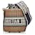 Borsa a secchiello in vimini Dior Brown Oblique Marrone