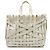Jil Sander White Woven Leather Basket Tote - view 3