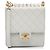 Chanel White Mini Chic Pearls Crossbody Bianco