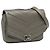 Chanel Mini Bolsa Envelope de Chevron em Pele de Vitelo com Ornamentos Cinza Marrom - vista 2