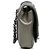 Chanel Mini Bolsa Envelope de Chevron em Pele de Vitelo com Ornamentos Cinza Marrom - vista 3