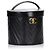 Vanity Beauty case Chanel in pelle caviar CC nera Nero - vista 2
