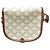Céline Celine White Medium Triomphe Coated Canvas Folco Crossbody Bianco Crudo - vista 3