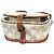 Céline Celine White Medium Triomphe Coated Canvas Folco Crossbody Bianco Crudo - vista 4
