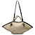 Borsa Jil Sander Sombrero Satchel in tela beige