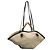 Borsa Jil Sander Sombrero Satchel in tela beige - vista 2