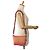 Chanel Gabrielle Crossbody in rattan rosa, piccola - vista 9