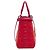 Lady Dior aus zweifarbigem orangefarbenem Lammleder, Größe Medium - Ansicht 3