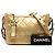 Chanel Gabrielle Crossbody in agnello metallizzato oro Small D'oro - vista 16