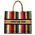 Book Tote Dior a righe gialle, Large Giallo