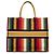 Book Tote Dior a righe gialle, Large Giallo - vista 4