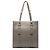 Tote vertical em couro com relevo GG cinza Gucci Marrom