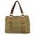 Borsa Tote GUCCI GG Canvas Bamboo Marrone Beige