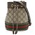 Borsa mini bucket Ophidia GG Supreme GUCCI Marrone Rosso Beige Verde - vista 2