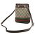 Borsa mini bucket Ophidia GG Supreme GUCCI Marrone Rosso Beige Verde - vista 3