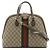 Borsa Gucci Ophidia GG Supreme Media Rosso Beige Verde Marrone scuro - vista 2
