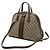 Borsa Gucci Ophidia GG Supreme Media Rosso Beige Verde Marrone scuro - vista 3