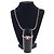 Chanel Black Lucite Lipstick Case On Chain