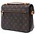 Louis Vuitton Pochette Metis Monogram Marrón Castaño - vista 2