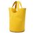 Borsa a secchiello Wave in tela gialla XS di Balenciaga Giallo - vista 2