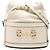 Horsebit 1955 Borsa bucket Gucci 1955 Horsebit in pelle di vitello bianca