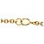 Collana con pendente rotondo Chanel Gold CC placcato oro D'oro - vista 4