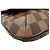 Borsa a tracolla Louis Vuitton in tela Damier Marrone - vista 4
