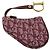 Monedero de lona roja Christian Dior