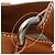 Céline Borsa Boogie in pelle Celine Marrone - vista 12