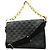 Borsa a Spalla Louis Vuitton Monogram Embossed Coussin MM Nero