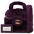 Vanity Beauty Case Chanel Purple Small Quilted Shearling Porpora - vista 10