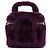 Vanity Beauty Case Chanel Purple Small Quilted Shearling Porpora - vista 3