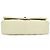 Chanel White Jumbo Classic Caviar Double Flap Bianco Crudo - vista 4
