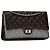 Chanel Marrone Caviar e Pelle di Vitello Iridescente Reissue 2.55 Double Flap 226 - vista 2
