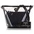 Chanel Bucket in pelle di vitello stropicciata nera e PVC Camellia Nero - vista 10