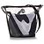 Chanel Bucket in pelle di vitello stropicciata nera e PVC Camellia Nero - vista 2