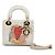 Dior Weiß DiorAmour Niki De Saint Phalle Mini Calfskin Lady Dior - Ansicht 11