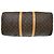 Louis Vuitton Keepall Bandouliere Monogram Canvas 55 Marrone - vista 7