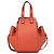 LOEWE Orange Small Leather Hammock Satchel - view 3
