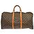 Louis Vuitton Keepall Monogram Canvas 55 Marrone