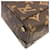 Borsa Louis Vuitton Monogram Vertical Box Trunk Marrone - vista 3