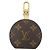 Charm per borsa Louis Vuitton Portachiavi M03807 Marrone D'oro