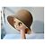 Hermès Cappello estivo in lino beige scuro T57 Marrone Marrone chiaro - vista 4